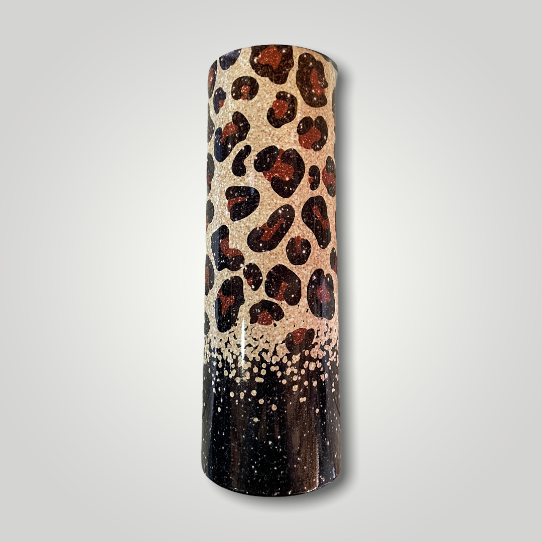 leopard and black glitter