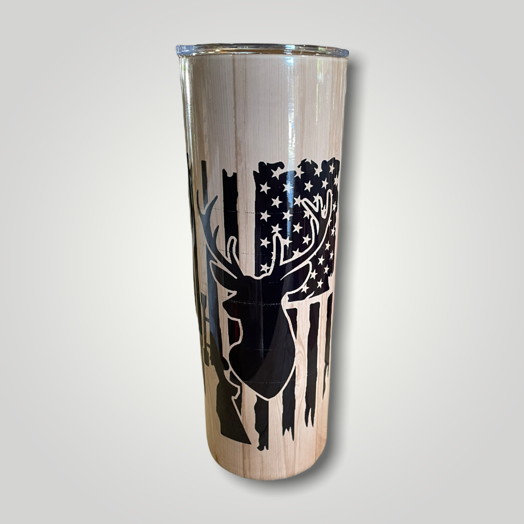 flag and buck