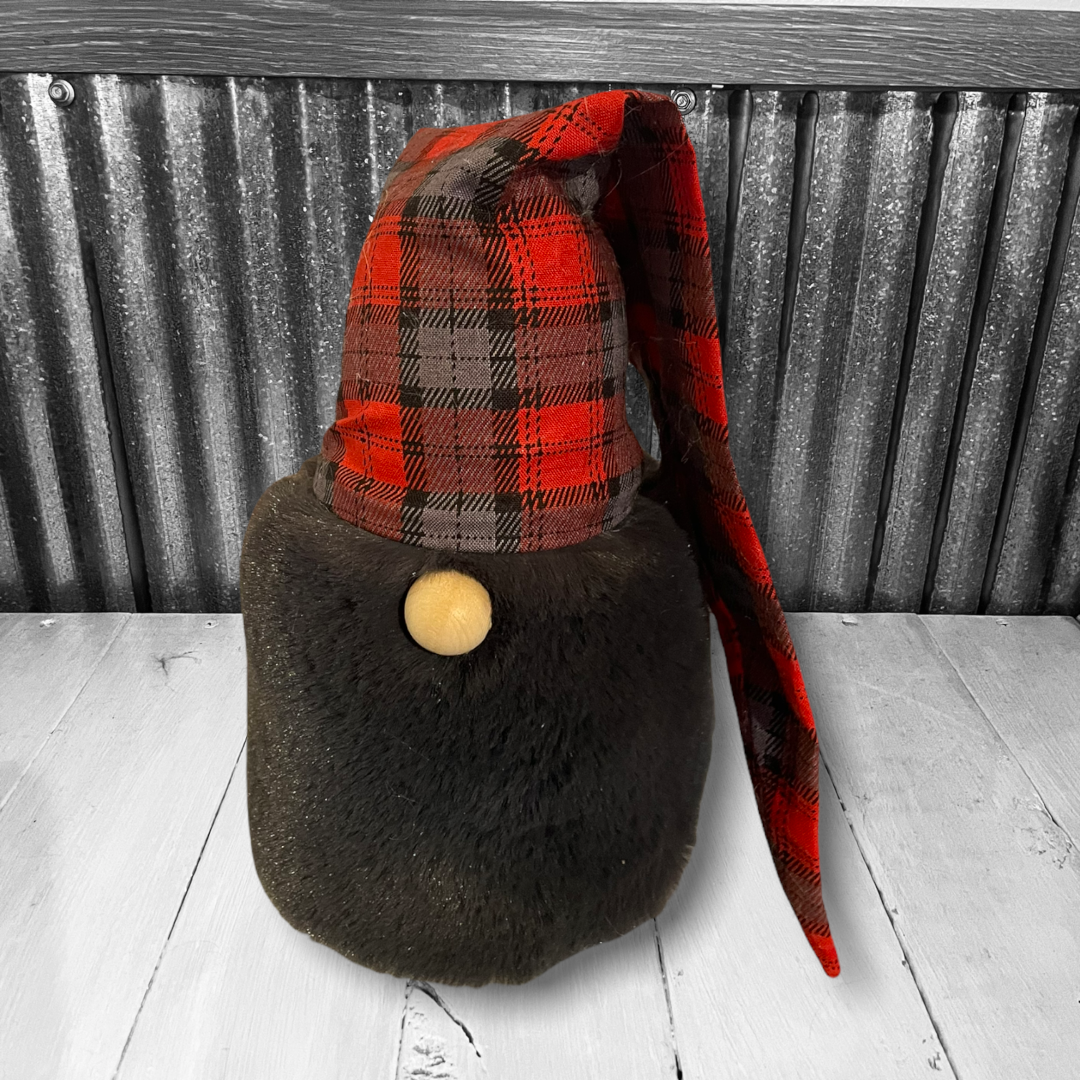 Gray and Red plaid